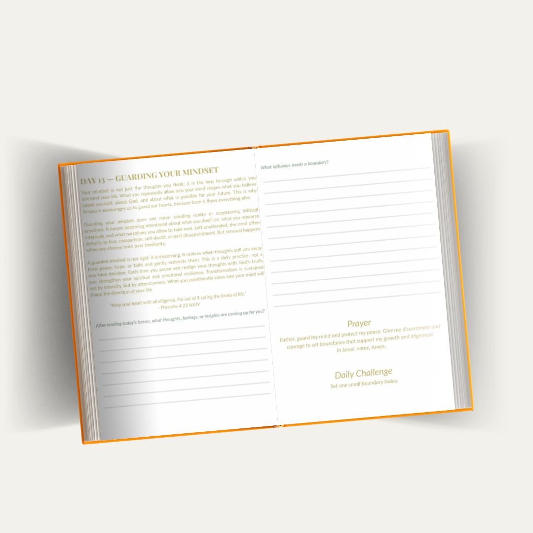 a spread of the interior pages showing the layout for the daily lessons